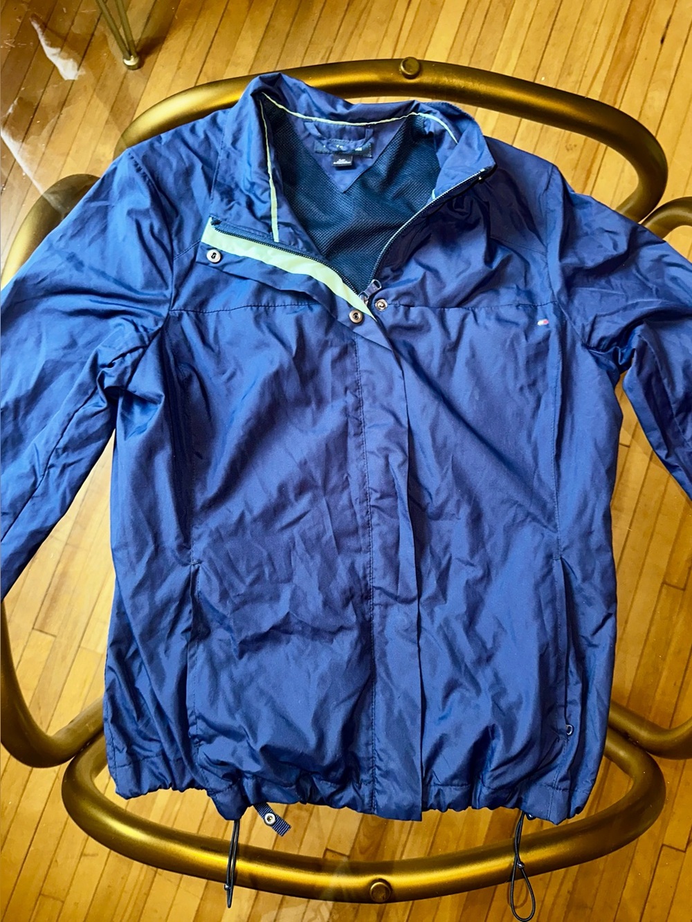 Tommy Hilfiger Lightweight Blue Rain Jacket Windbreaker
